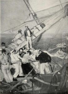 Forecastle of theConstitutionDuring the Chase-War of 1812 by Henry Reuterdahl