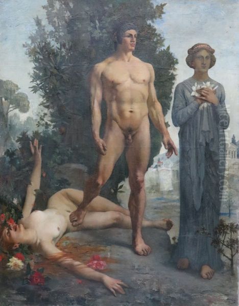The virtue taught by the Spartans - view 1