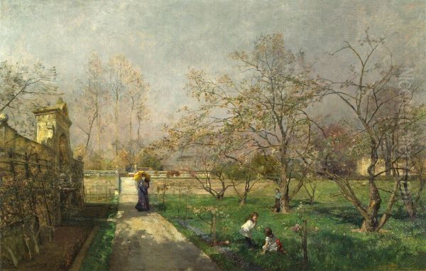 In the garden of Niederweiden castle - view 1