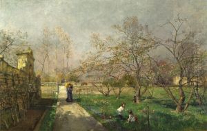 Im Garten von Schloss Niederweiden Im Garten von Schloss Niederweiden
