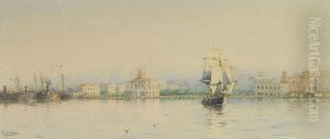 Piraeus harbour by unknown