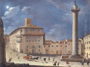 Genre scene at the Trajan's Column