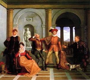 Petruchio attacks the Tailor in Act III, scene IV ofThe Taming of the Shrew