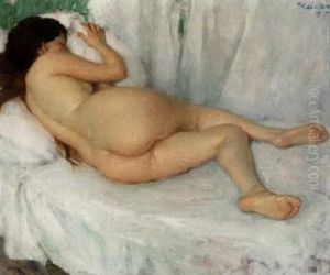 Lying Nude Model