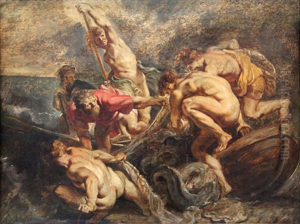 The Miraculous catch of fish - view 1