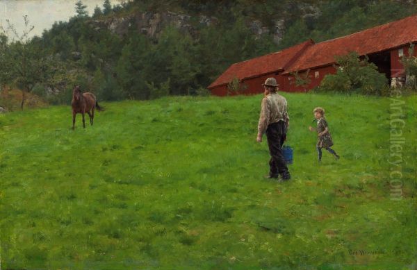 Watering the Horse - view 1