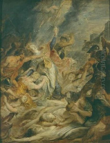 The martyrdom of Saint Ursula and her friends - view 1