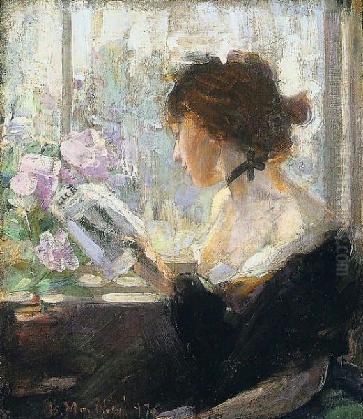 Elizabeth reading - view 1