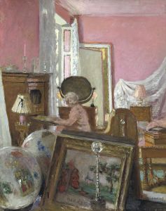 Madame Hessel dans sa chambre au Chateau des Clayes Madame Hessel dans sa chambre au Chateau des Clayes