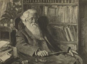 Ernst Sars, professor i historie by Erik Werenskiold