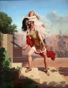 The Abduction. by Charles Christian Nahl