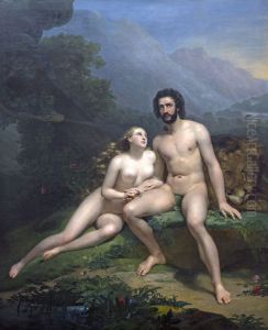 Adam et Eve by Claude-Marie Dubufe
