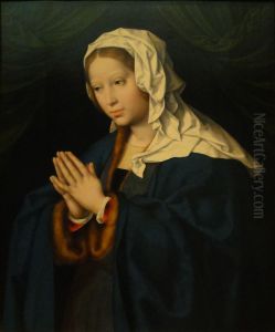 Praying Mary by Joos Van Cleve