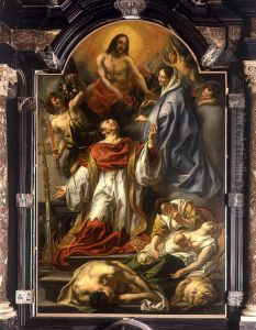 Carolus Borromeus interceding for the Plague Sufferers