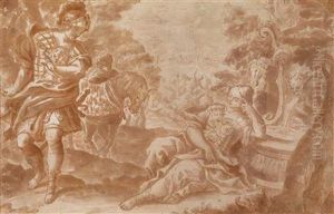 Rinaldound Armida by Andrea Camassei