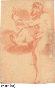 A Seated Male Nude