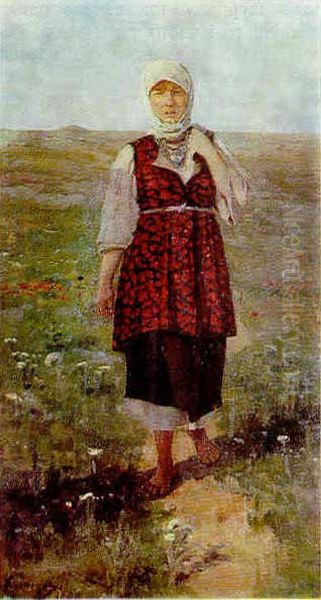 Peasant woman - view 1