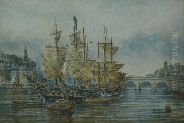 British Frigates 'Herdman' 'Patrick' & 'Europe Squadron' - view 1
