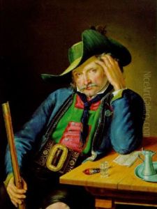 Tyrolean hunter by Georg Wachter