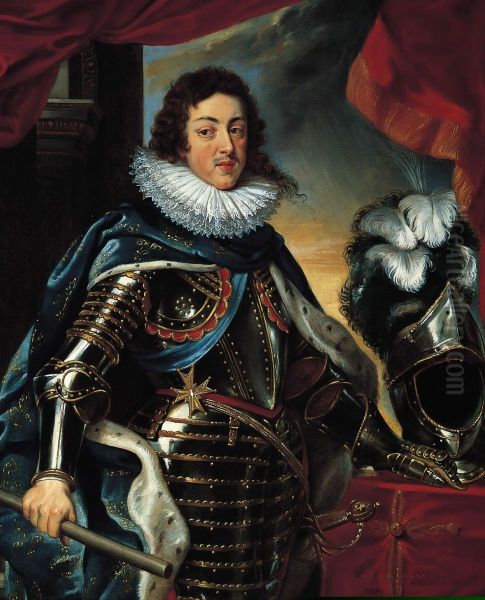 Portrait of Louis XIII in Armour - view 1