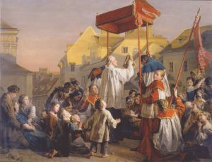 Blessing by Ferdinand Georg Waldmuller