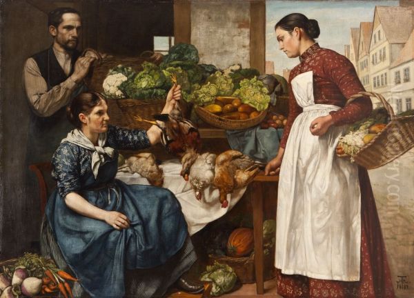 Market scene - view 1