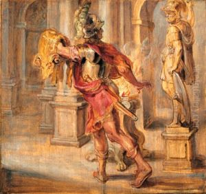 Jason and the golden fleece (Ovid, Metamorphoses, VII, 149-158) by (studio of) Rubens, Peter Paul