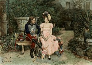 Au Jardin by Gioacchino Pagliei