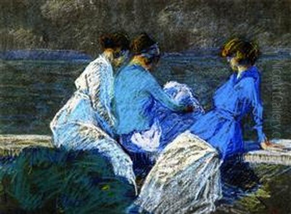 lucille-rodier-gagnon-olive-and-edna-pretty-at-sainte-p-tronille-le-d-orl-ans - view 1