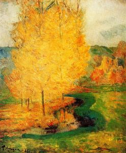 Au Bord du ruisseau, automne