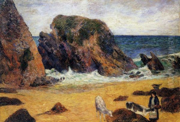 Cowherd, Bellangenet Beach - view 1
