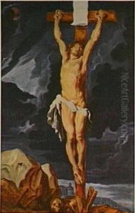Christ expiring on the cross by (studio of) Rubens, Peter Paul
