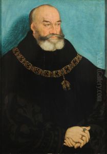 Portrait of George the bearded, Elector of Saxony (1471-1539) by Lucas Cranach the Elder