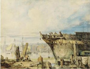 A Shipyard On The Thames