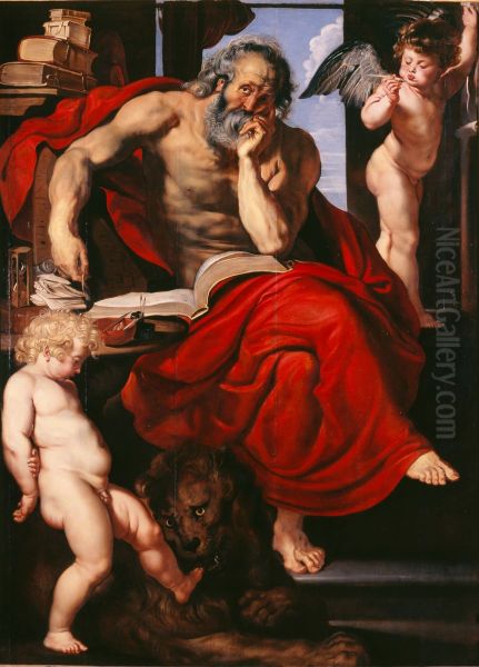 Saint Jerome in his study - view 1