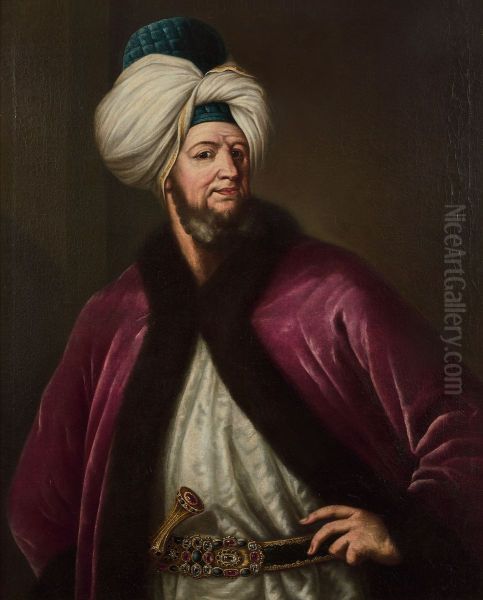 Portrait of count Claude Alexandre de Bonneval - view 1