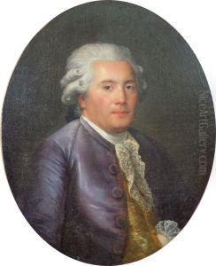 Portrait of Rene Delaville-Leroulx, the artist's father by Marie-Guillemine Benoist