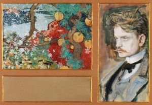 Sibelius as the Composer of En saga by Akseli Valdemar Gallen-Kallela