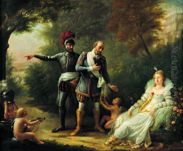 Henri IV quittant Gabrielle d'Estrees - view 1
