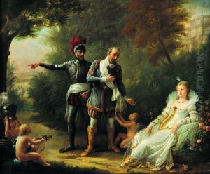Henri IV quittant Gabrielle d'Estrees