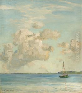 Evening clouds by Eugen Bracht