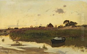 Boddenlandschaft by Eugen Bracht