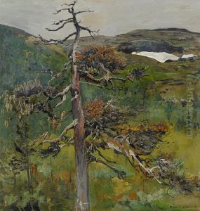 Die alte Kiefer by Eugen Bracht