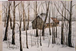 La Cabane a sucre by Denise Rondeau