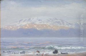 Sognefjord von seinem Grundstuck in Balestrand by Hans Dahl