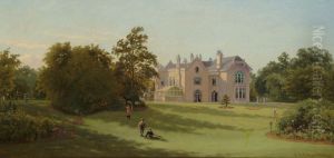 Summer sports in the garden of a country house. Summer sports in the garden of a country house.