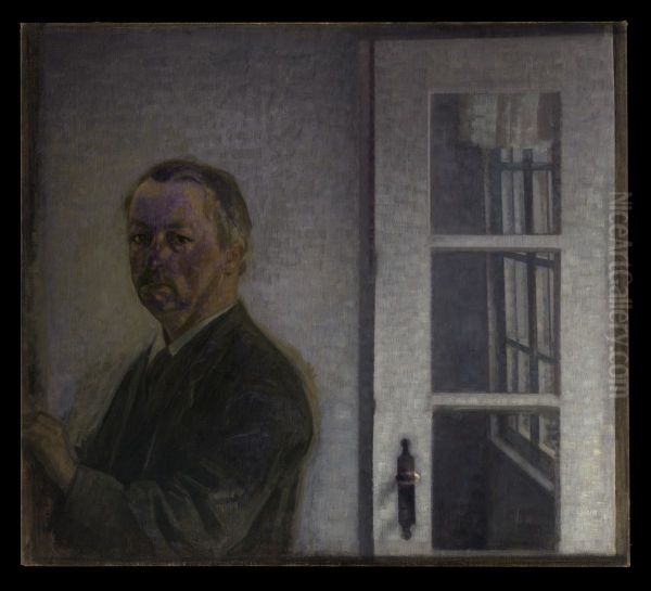 Self-Portrait at Spurveskjul - view 1