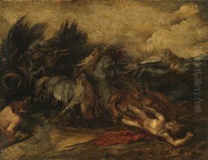 Death of Hippolytus by (studio of) Rubens, Peter Paul