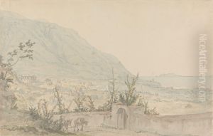 View of Castellammare by Johan Wilhelm Ludwig Dahl