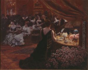 The living room of Princess Mathilde The living room of Princess Mathilde